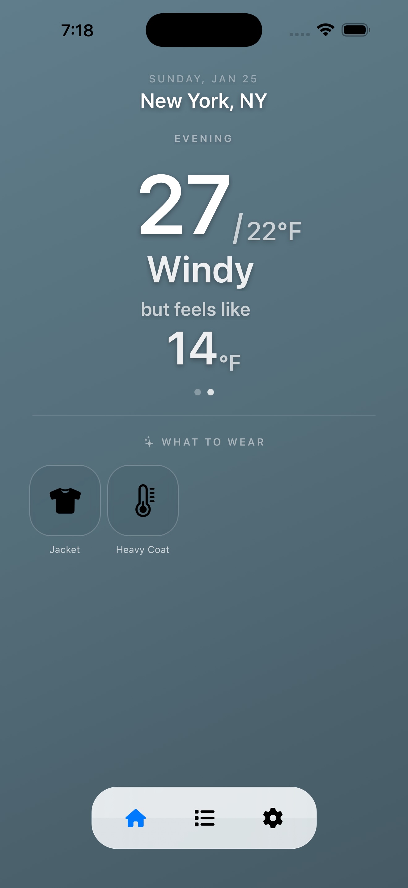 Weather Widget app